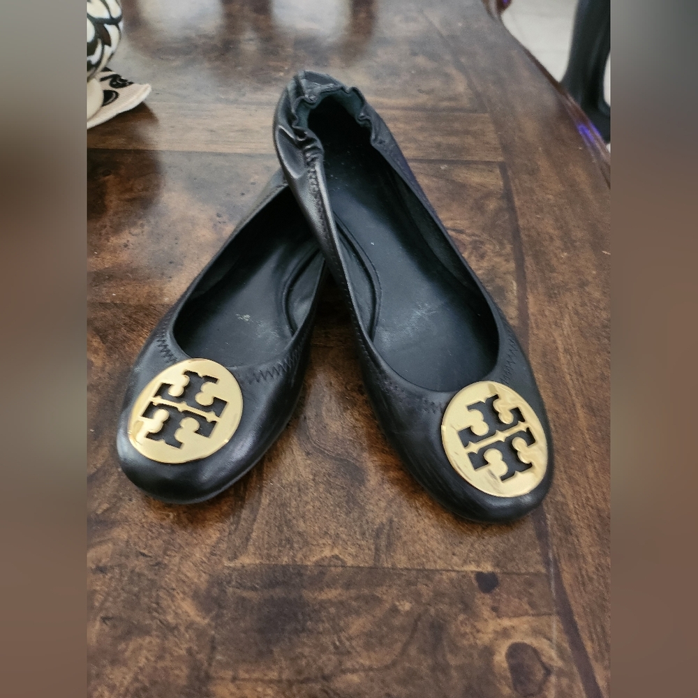 Tory Burch Reva leather Ballet Flats size 8